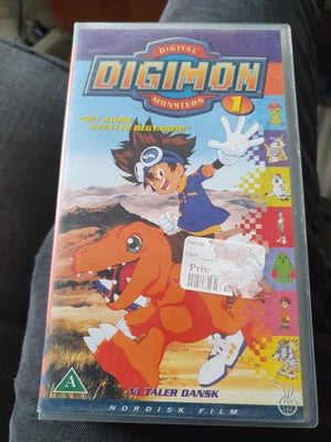 Tegnefilm, Digimon 1, Vhs