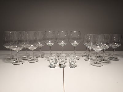 Glas, Vinglas og snapseglas/shotglas, Ass, Store vinglas til rødvin, hvidvin, bobler, øl, vand, mælk