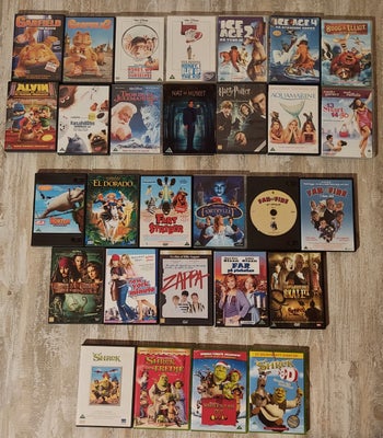 DVD, familiefilm, 29 dvd'er. Evt samlet salg 350kr
Fra ikke-ryger hjem. 

Se evt flere dvd'er/ blue-