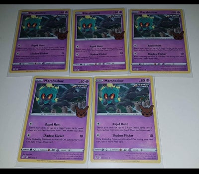 Samlekort, Pokemon 2021 Trick or Trade/ Halloween, 3 kr stk

Eller alle samlet for 10 kr

Tjek evt d