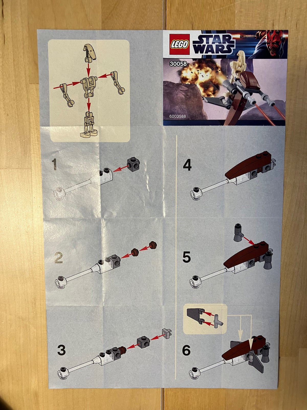 LEGO 30058 STAP Instructions, Star Wars