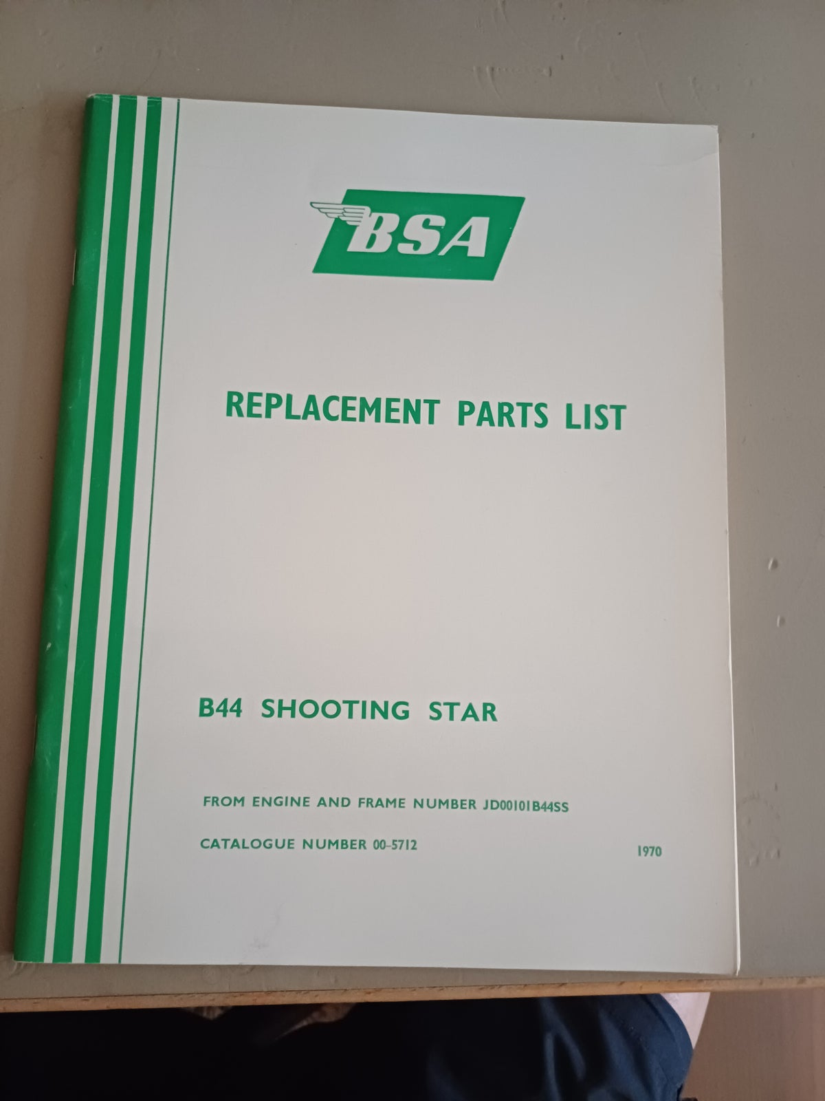 BSA Forskellige Reservedels kataloger