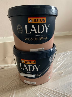 Vægmaling, Jotun LADY Wonderwall, 2 x 9 liter, Duft (2168), Begge bøtter er ubrugt og u-åbnet (ud ov