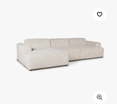 Sofa, fløjl, 4 pers., Flot venstrevendt sofa sælges grundet flytning. 
Sofaen er fra Møbelkompagniet