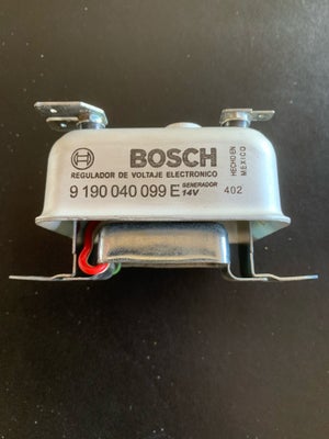 Bosch 12v regulator , Bosch, Hej har denne Bosch 12v regulator der passer til en del vw fra 68-80. D
