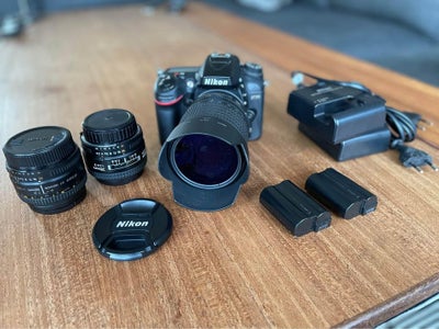 Nikon D7100, 24,1 megapixels, Perfekt, Rigtig godt semi-prof spejlreflekskamera. Købt i 2017 og kame