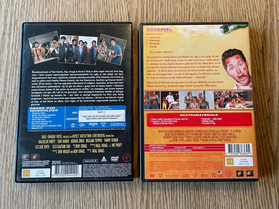 Bachelor Party 1+2, DVD, komedie