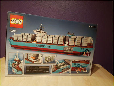 Lego Exclusives, 10241, Udgået model, Verdens største containerskib fra Mærsk.
Helt nyt, uåbnet og i