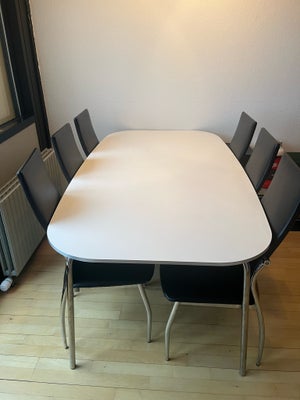 Spisebord m/stole, Spisebord med 6 stole