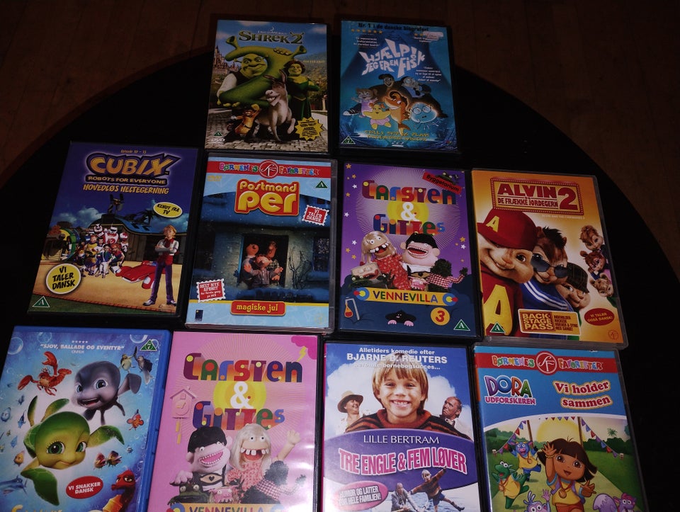 64 forskellige Børne film, instruktør Eventyr film, DVD