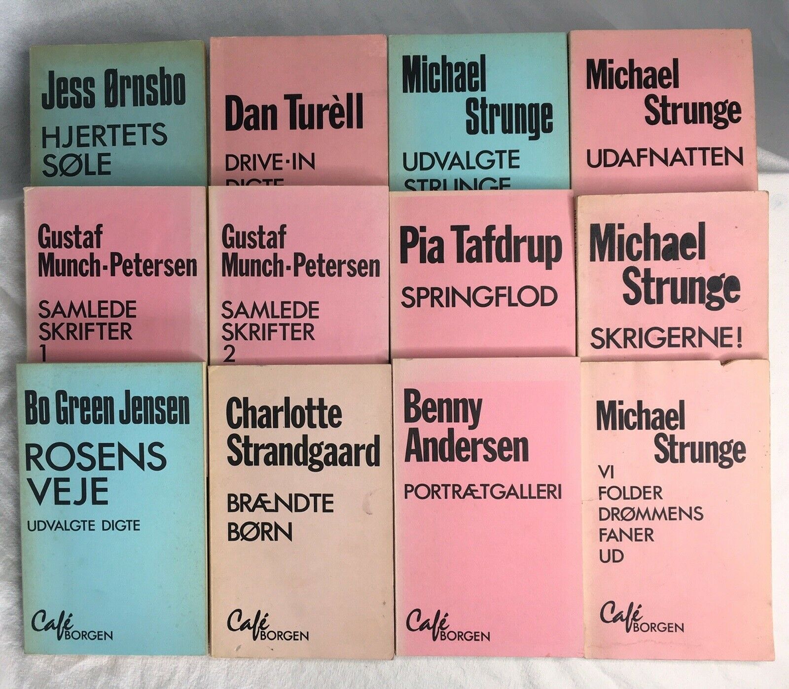 12 x digtsamlinger, Michael Strunge, Pia mfl – Køb og Salg af Nyt og Brugt