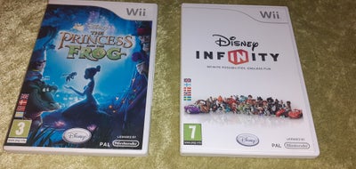 Disney x 2, Nintendo Wii, 2 Nintendo Spil fra Disney. 
Mee  manual. 

1. Infinity. 
45 kr 

2. The P