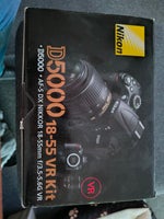 Nikon Nikon D5000 Digital Spejlrefleks stor kamera pakke,