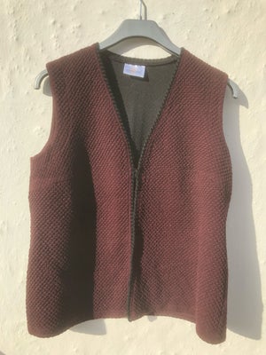 Vest, Refa , str. 38, Bourdeaux, God men brugt, Fed vintage vest str 38/M
Brystmål når den er lukket