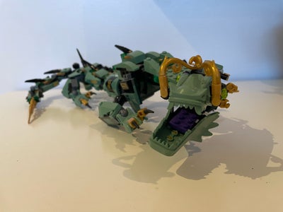 Lego Ninjago, Grøn Ninjago robotdrage med bevægelige kæber og krop - minus figurer. Længde 62 cm. Ka