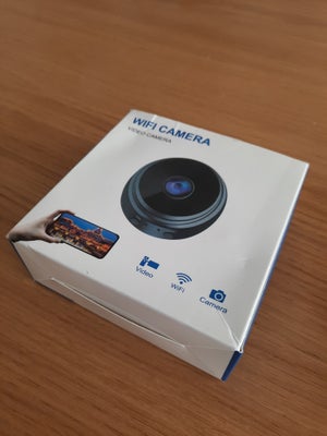 Overvågningskamera, A9, 2 stk. Wifi kamera til app.
Sælges samlet.