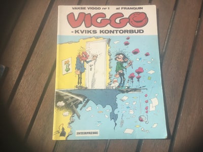 Viggo - Kviks kontorbud, Franquin, genre: humor, Vakse Viggo nr. 1. Interpresse, 2. oplag 1980. Ok s