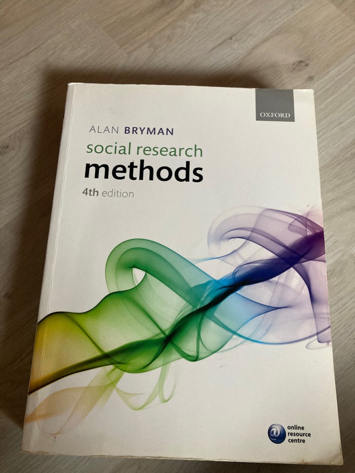 Social Research Methods, Alan Bryman, emne: sociologi – dba.dk