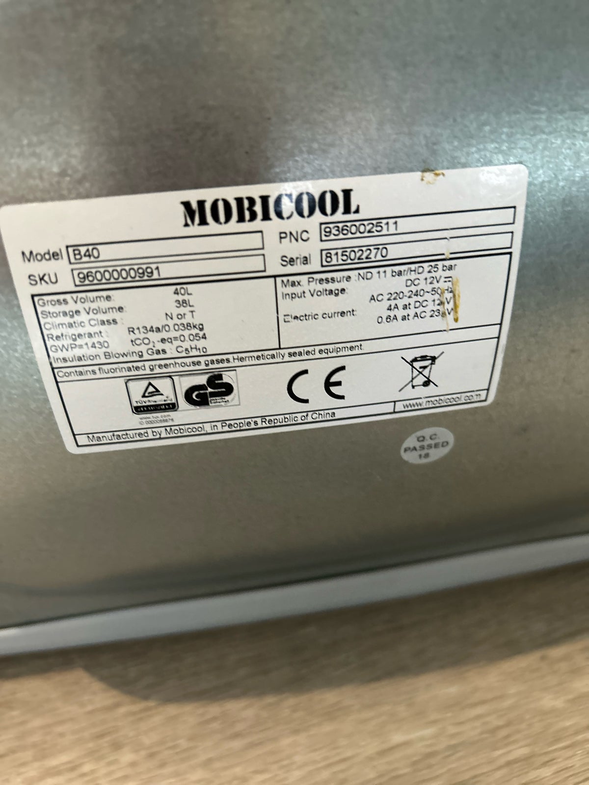 Mobicool Køleboks 12/230V