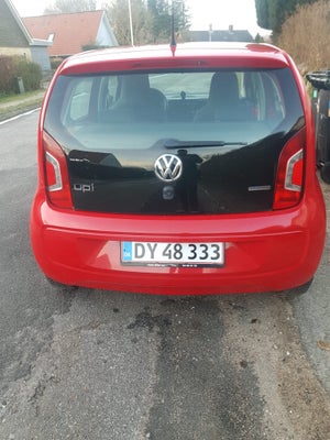VW Up!, 1,0 75 Groove Up! BMT, Benzin, 2013, km 163000, rødmetal, nysynet, aircondition, ABS, airbag
