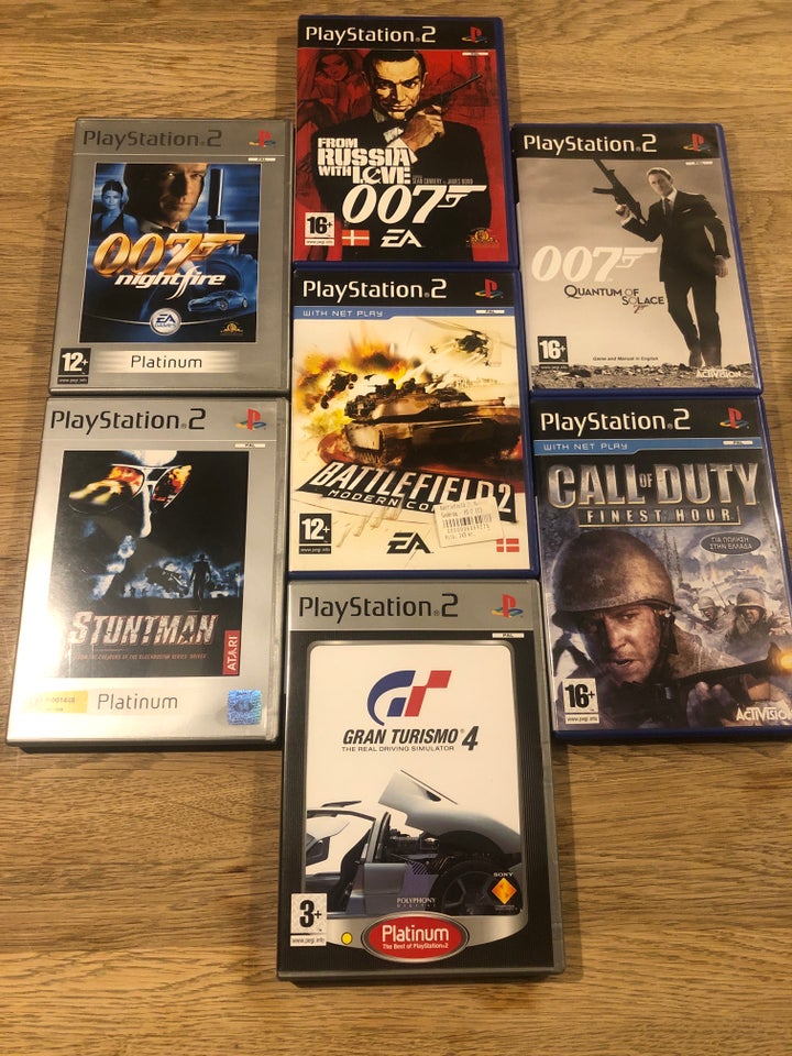 007, Battlefield m.fl., PS2