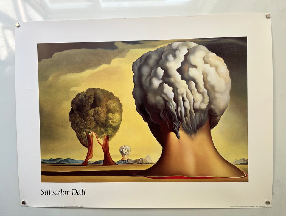 Kunstplakat , Salvador Dali, b: 60 h: 82
