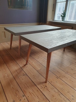 Spisebord, Træ, Nordal, b: 80 l: 180, Flot spisebord eller skrivebord med plade i beton look og ben 