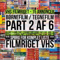 Børnefilm, VHS BØRN FILMRIGET PART 2 AF 6, instruktør 15