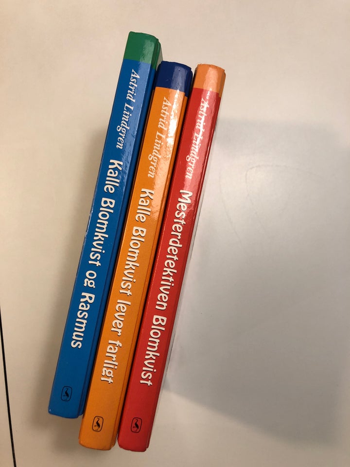 Kalle Blomkvist 1-3, komplet , Astrid Lindgren