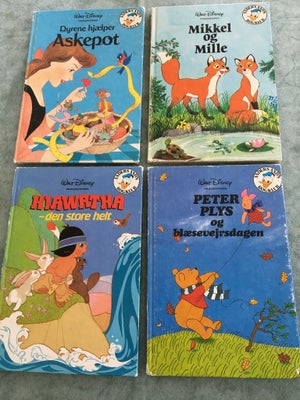 Anders Ands Bogklub, Walt Disney, 4 Skønne Bøger fra 1980erne.,,