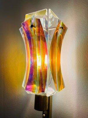 Væglampe, Vintage, To unikke vintage retro lamper fra 1950’erne eller 1960’erne (ukendt mærke), flot