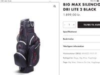 Andet golfudstyr, Golfbag BigMax Silencio Dri Lite 2