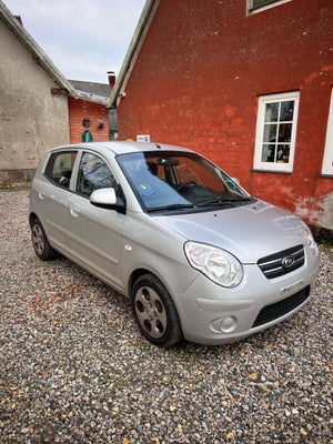 Kia Picanto, 1,1 Active aut., Benzin, aut. 2008, km 196000, gråmetal, nysynet, ABS, airbag, 5-dørs, 