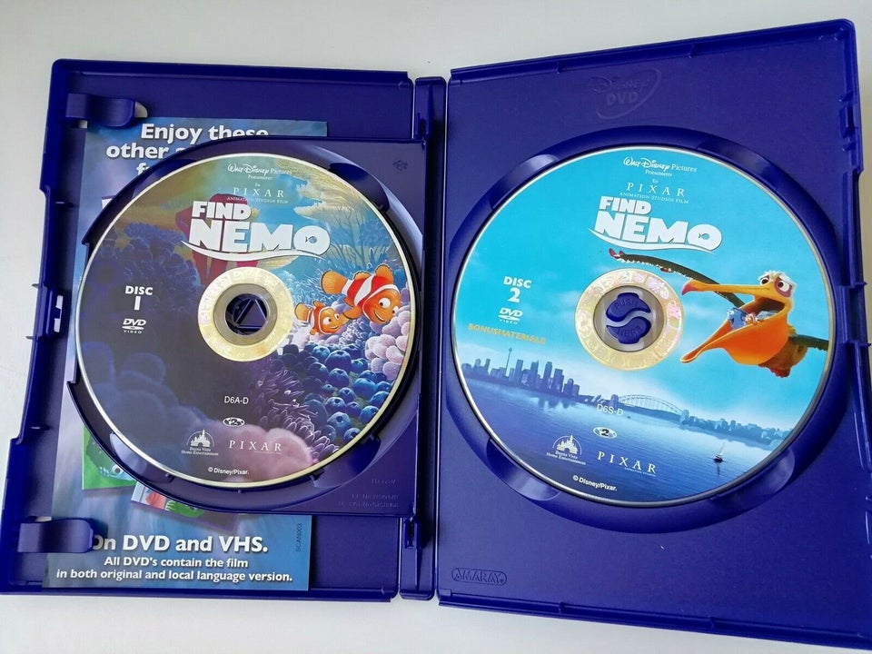 Tegnefilm, Find Nemo., instruktør Disney.