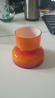 Glas, Orange vase