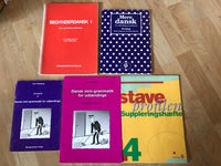 5 bøger/hæfter Danak for udlændinge, Povl Terkelsen m.fl.