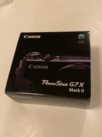Canon, PowerShot G7 X Mark II, 20 megapixels