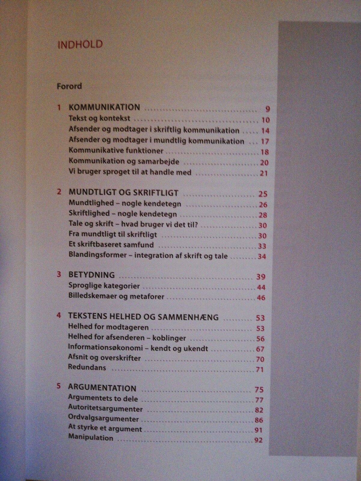 Sprog og kommunikation, Peter Heller Lützen, år 2005
