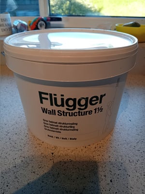 Struktur maling, Flügger, 3 liter, Struktur maling fra Flügger - Wall Structur 1 1/2.

Skulle kun br