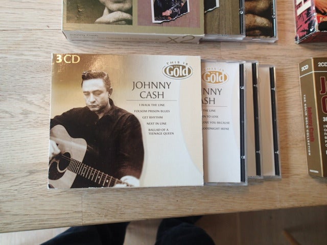 5 boxe med Johnny Cash: I alt 13 cd'er med Cash, country