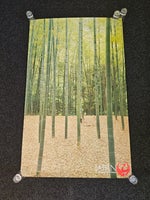 Plakat, Japan air lines, motiv: Kyoto Bamboo grove