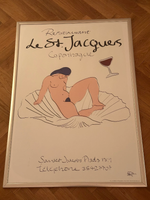 Plakat, motiv: Le St Jackques, b: 74 h: 104