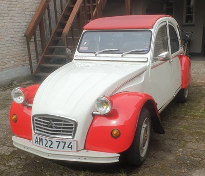 Citroën 2CV, 0,6 Dolly, Benzin, 1986, km 42000, rød, træk, 4-dørs, Fin Original 2CV Dolly
Rustfri br