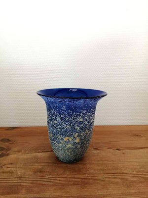 Vase, Super Flot Vase, Sandra Rich Kunstglas, Sandra Rich Kunstglas - Super Flot Vase - ( Brugt, Som