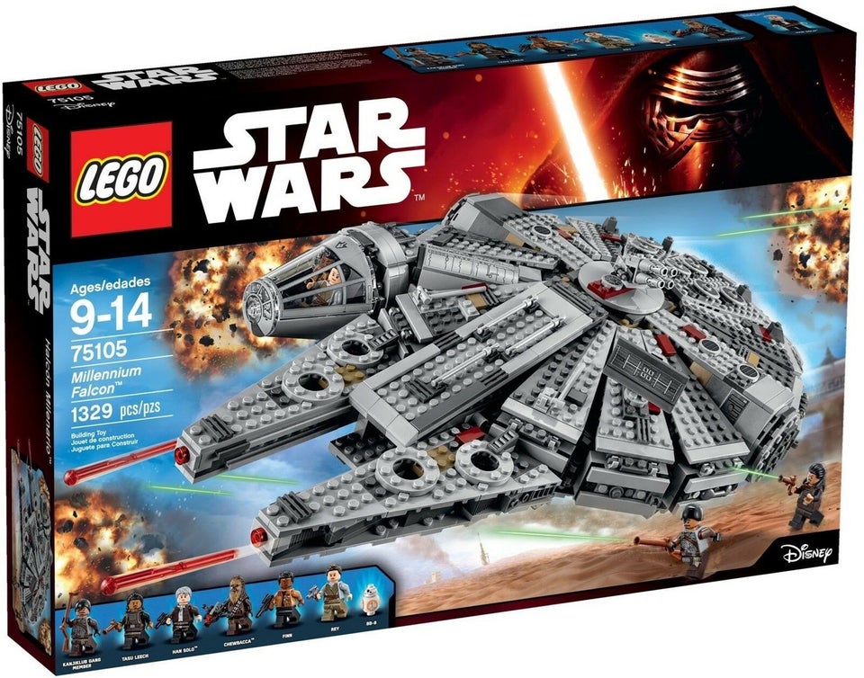 lampe Økologi Håbefuld Lego Star Wars, 75105 Millennium Falcon UÅBNET – dba.dk – Køb og Salg af  Nyt og Brugt