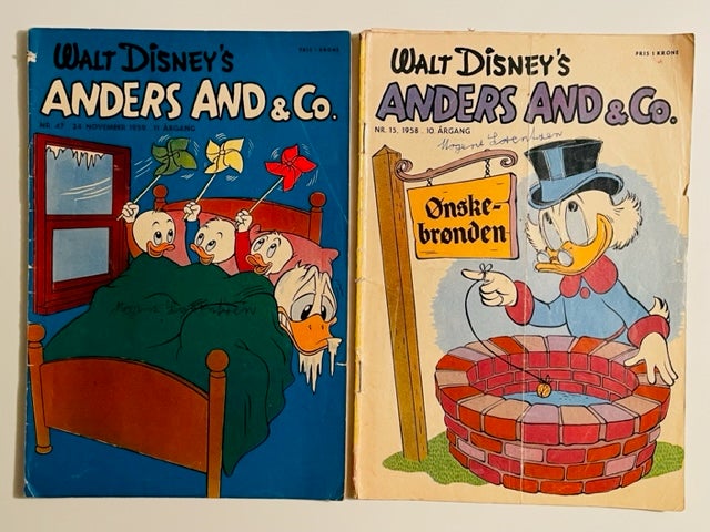 Anders And, Walt Disney, Tegneserie
