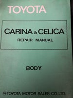 Værkstedsbog, Toyota Carina & Celica Manual