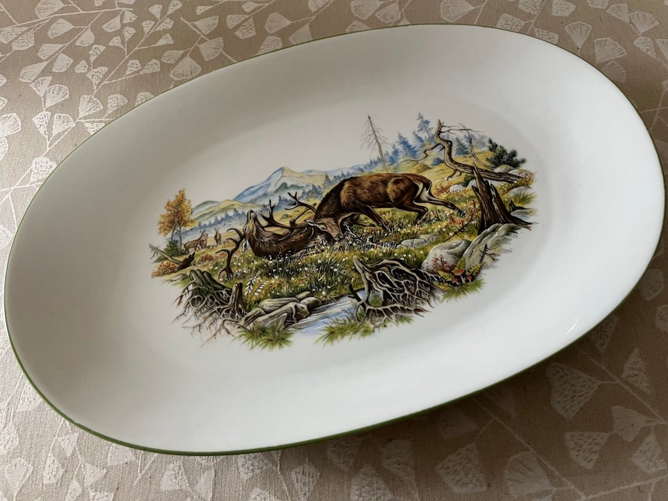 Porcelæn, Flot jagtfad , Bareuther Waldsassen Bavaria