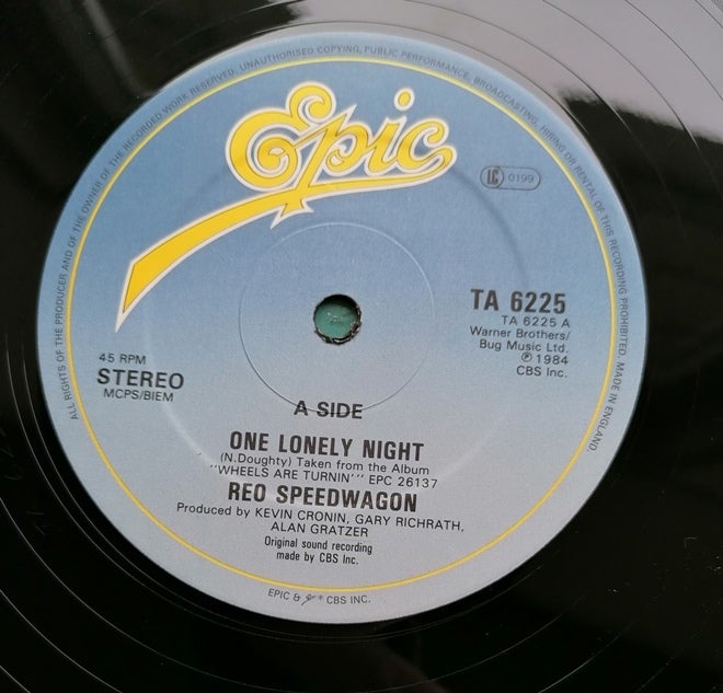 Maxi-single 12", REO Speedwagon