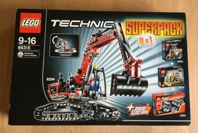 Lego Technic, 66318, Helt nyt, forseglet Lego Technic “Super Pack 4 in 1”